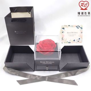 HỘP HOA MỞ CÓ NGĂN KÉO ĐỰNG QUÀ TẶNG 20/11