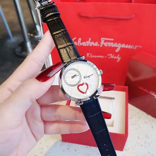 ĐỒNG HỒ NỮ CAO CẤP SALVATHORE COURE DÂY DA MẶT TRÒN NIỀNG THÉP