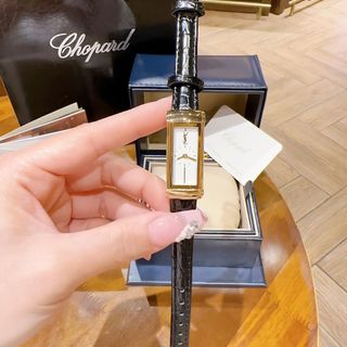 SALE NHANH ĐỒNG HỒ NỮ TRUNG CẤP YXL DÂY DA MẶT CHỮ NHẬT