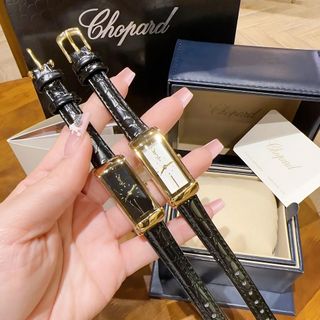 SALE NHANH ĐỒNG HỒ NỮ TRUNG CẤP YXL DÂY DA MẶT CHỮ NHẬT