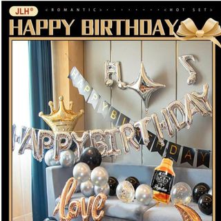 BỘ TRANG TRÍ SINH NHẬT SIZE VỪA (41.5x29.5)cm