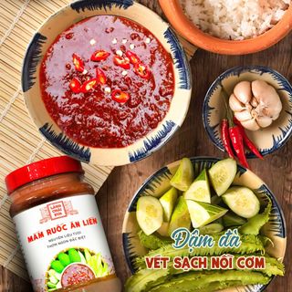 Mắm ruốc ăn liền Làng Chài Xưa hủ 260g (ăn thấy me tươi có hột chua chua rất ngon) nguyên liệu tươi thơm ngon đặc biệt