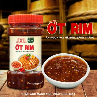 Ớt Rim Làng Chài Xưa hủ 140g Làm Từ Ớt Tươi, Tỏi Tươi Ăn Kèm Với Bún, Mì, Bánh Tráng