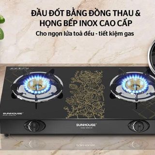 BẾP GAS DƯƠNG KÍNH SUNHOUSE SHB2106