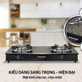 BẾP GAS DƯƠNG KÍNH SUNHOUSE SHB2106