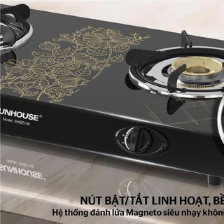 BẾP GAS DƯƠNG KÍNH SUNHOUSE SHB2106