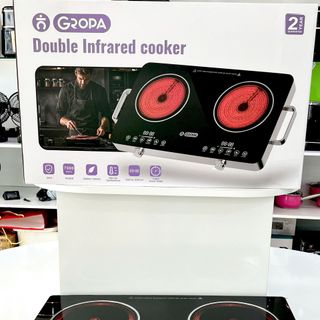 Bếp hồng ngoại đôi Gropa Nhật dùng cho các loại nồi, đa chức năng Gropa