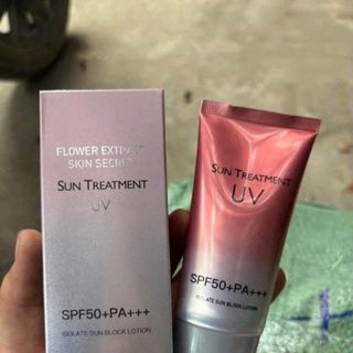 Kem Chống Nắng Flower Extract Skin Secret Sun Treatment UV SPF50+ PA+++ – Dưỡng Da, Chống Tia UV, Kiềm Dầu Hiệu Quả