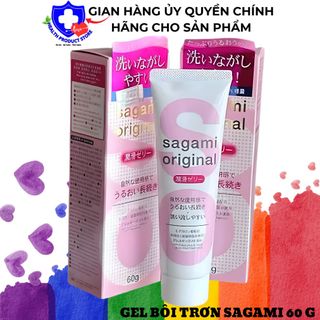 Gel bôi trơn cao cấp Sagami Original 60g, chiết xuất thiên nhiên, an toàn chính hãng từ Nhật Bản
