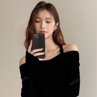 Áo thun bẹt vai tay dài