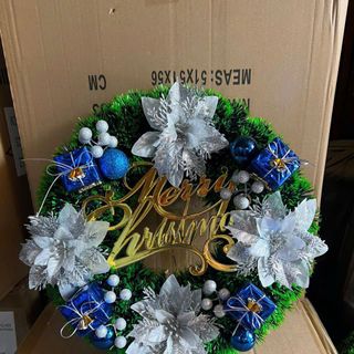 Vòng Nguyệt Quế - Vòng Hoa Trang Trí Giáng Sinh - Noel Size 30cm- 40cm - 50cm
