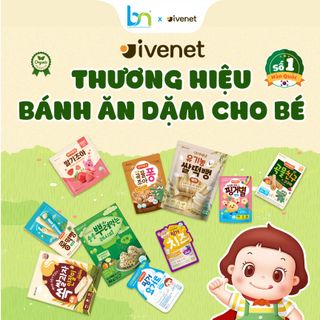 Bánh ăn dặm hữu cơ Ivenet - THƯƠNG HIỆU BÁNH ĂN DẶM HÀNG ĐẦU HÀN QUỐC!