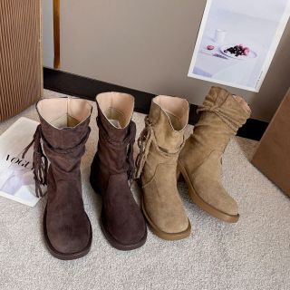 BỐT CỔ LỬNG WINDY – TÔN DÁNG, DA LỘN CAO CẤP, LÓT LÔNG SIÊU ẤM, CỰC XINH - PIPI STORE