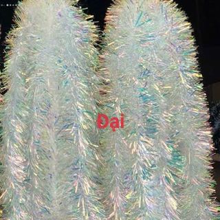 Dây Thông Đuôi Chồn Xà Cừ Đại Dây Treo Trang Trí Noel, Tết Dài 1.8M- 2M