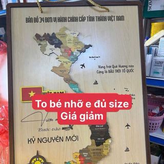 Bản đồ 34 đơn vị hành chính