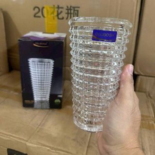 BÌNH CẮM HOA CARO TRÒN DELI 24CM DSHP121- 2