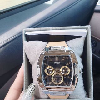 ĐỒNG HỒ NAM CAO CẤP GUECC MẶT CHONOGRAP DÂY NUDE FULLBOX