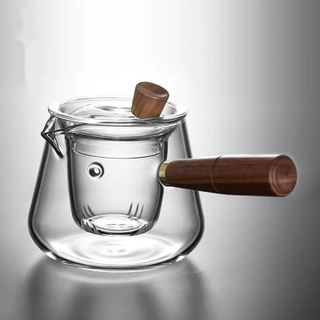 Ấm Rót Cán Gỗ Bầu ( THÙNG 24C)