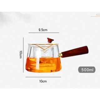 Ấm Rót Cán Gỗ Bầu ( THÙNG 24C)