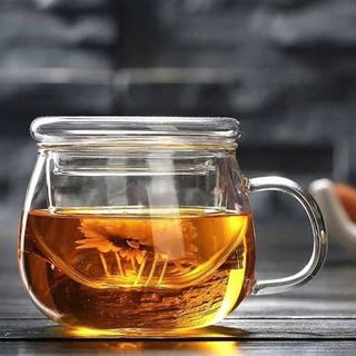 Ấm Thuỷ Tinh Chịu Nhiệt Bầu Lùn 350ml (THÙNG 100C)