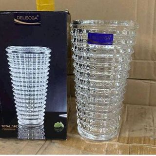 BÌNH CẮM HOA CARO TRÒN DELI 28CM DSHP121- 3