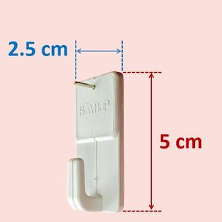 Móc treo dán tường siêu dính kèm đinh cố định HÒA HỢP 688, Móc treo đa năng chịu lực cao, không cần khoan tường