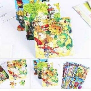 Tranh ghép giấy dầy nha 14 x 14cm nha nhiều mẫu lắm có 2 mặt