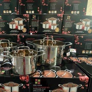 Bộ nồi misu 3 món inox cao cấp