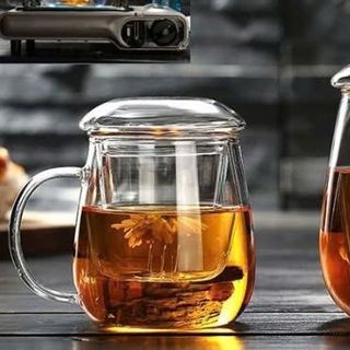 Ấm Thuỷ Tinh Chịu Nhiệt Bầu Cao 500ml (THÙNG 100C)