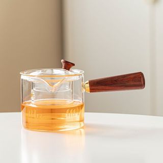 Ấm Rót Cán Gỗ Trụ ( THÙNG 24C)