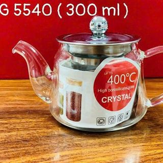 Ấm Thủy Tinh Chịu Nhiệt 300ml FG5540 ( THÙNG 100C )