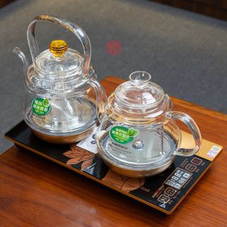 Ấm Trà Ấm Thủy Tinh Lõi Lọc JT535 1100ml CC (THÙNG 48C)