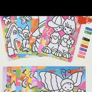 Tranh cát kèm cát 21x27 cm giá rẻ nè