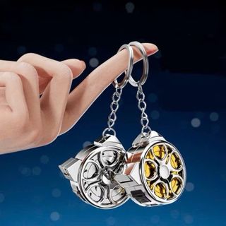 Thước dây 2m bằng thép không gỉ bỏ túi dạng móc khóa đa năng