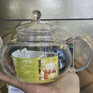 Ấm Trà Chịu Nhiệt 600ml Vỏ Xanh ( THÙNG 60C)