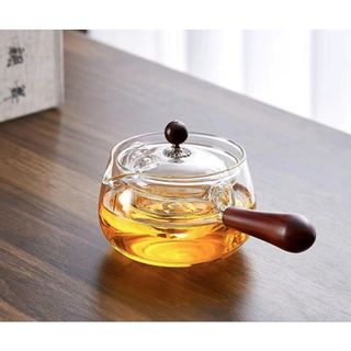 Ấm Rót Cán Gỗ Tròn ( THÙNG 24C)