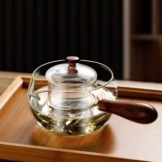 Ấm Rót Cán Gỗ Tròn ( THÙNG 24C)