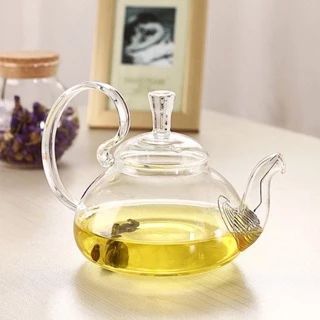 Ấm Trà Ấm Thủy Tinh Quai Vồng 750ml CC (THÙNG 48C)