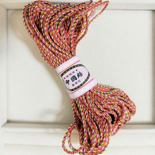 Bó chỉ ngũ sắc dày 2.0mm màu đỏ bó 18-20m