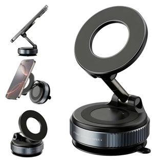 Giá đỡ điện thoại từ tính hút chân không Giá đỡ điện thoại trên ô tô có thể xoay 360