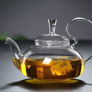 Ấm Trà Ấm Thủy Tinh Quai Vồng 750ml CC (THÙNG 48C)