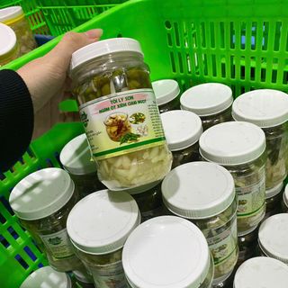 Tỏi Lý Sơn Ớt Xiêm xanh hủ 500gr