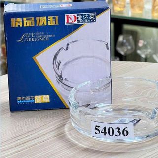 GẠT TÀN THUỐC THỦY TINH MẪU TRÒN