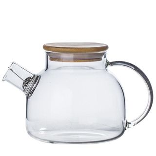 Ấm ca Thủy Tinh Nắp Gỗ GPH 20 Chịu Nhiệt 1000ml (THÙNG 24)