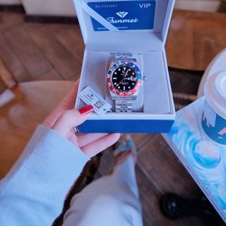 ĐỒNG HỒ NAM CHÍNH HÃNG FUNMEI F004 KIM GMT FULLBOX TEM