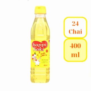 Dầu Ăn Happy Koki chai 400ml Thùng 24 chai