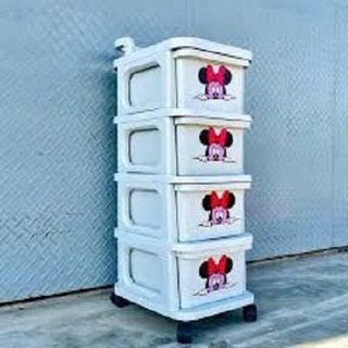 KỆ ĐỰNG ĐỒ 4 TẦNG CÓ BÁNH XE MICKEY