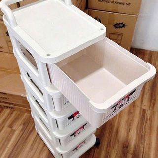 KỆ ĐỰNG ĐỒ 4 TẦNG CÓ BÁNH XE MICKEY