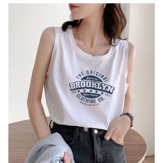 Áo ba lỗ tanktop áo 3 lỗ nữ in chữ đơn giản chất cotton thoáng mát hàng đẹp giá rẽ hot hit mẫu mới bán chạy hàn quốc