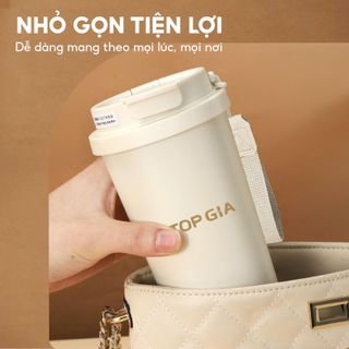 LY GIỮ NHIỆT INOX CÓ DÂY ĐEO TOPGIA 500ML